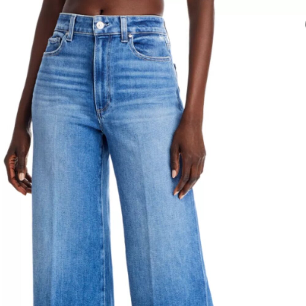 Anessa High Rise Raw Hem Full Length Jeans - Size 27